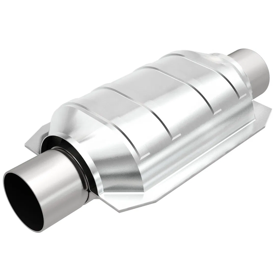 447206 – MAGNAFLOW Catalytic Converter, 6-1/2 Inch Wide Oval Case Single 2-1/2 Inch Slip Fit Inlet Single 2-1/2 Inch ...
